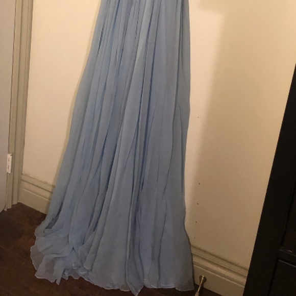 Marchesa Notte Silk-chiffon gown - Picture 5 of 8